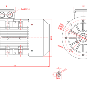 Dimensiuni motor 112B5 1