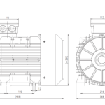 Dimensiuni motor 132B3