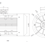 Dimensiuni motor 132B5 3