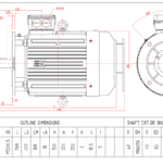 Dimensiuni motor 180B5