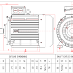 Dimensiuni motor 200B3
