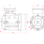 Dimensiuni motor 63B14 3