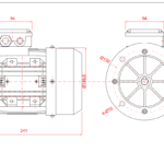 Dimensiuni motor 71B5