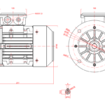 Dimensiuni motor 80B5